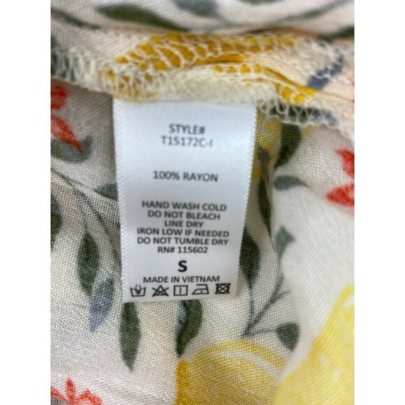 Lush Women's Lemon Print Top Size Small - Picture 10 of 10